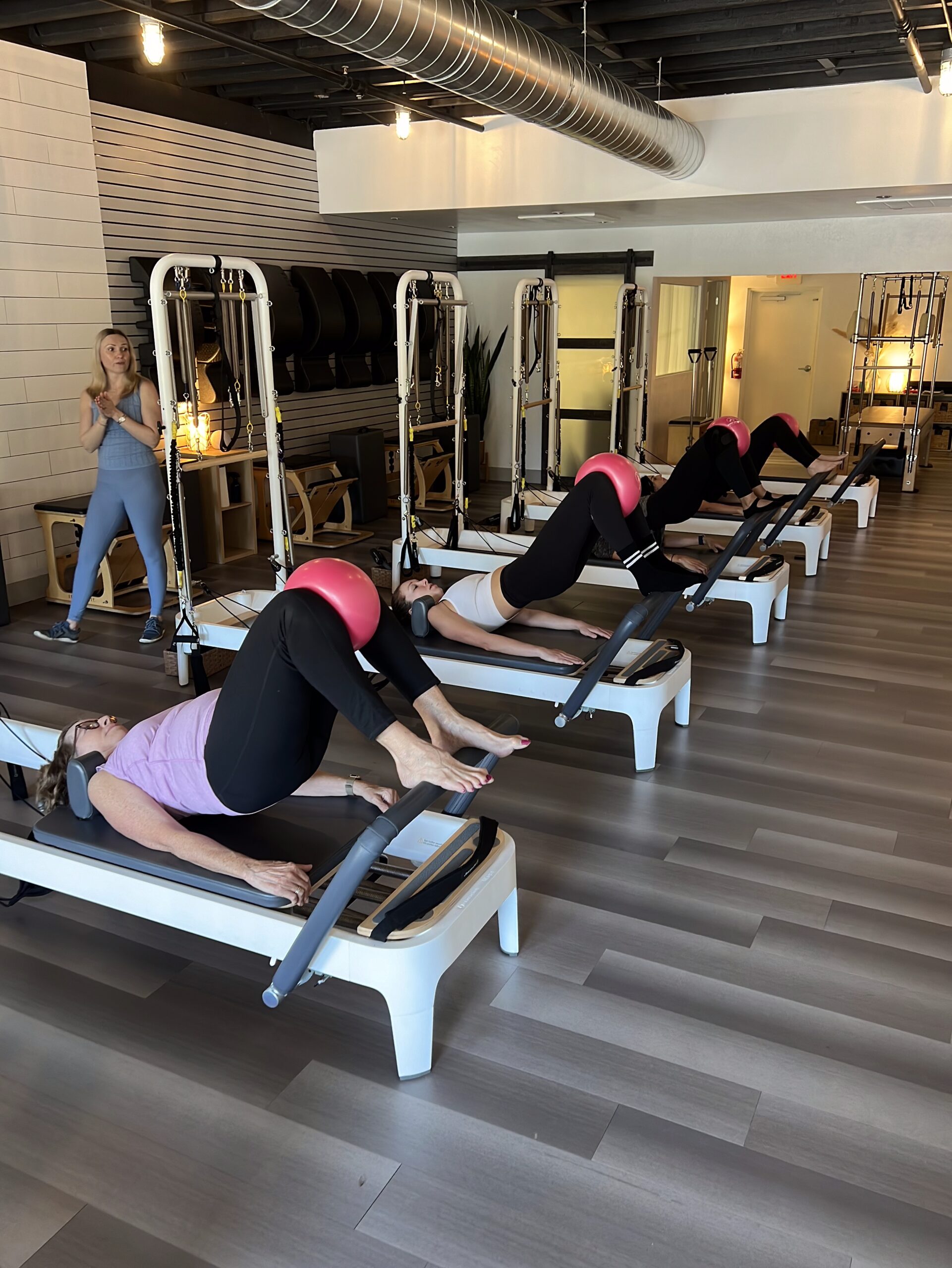 Pilates Group Class on Reformers